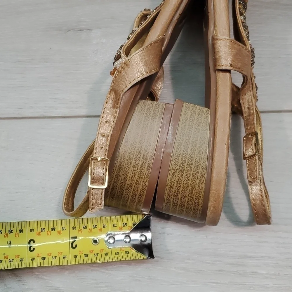 Coconuts By Matisse Marisa Women Ankle Heels Sandals Thin shoes sz 10
